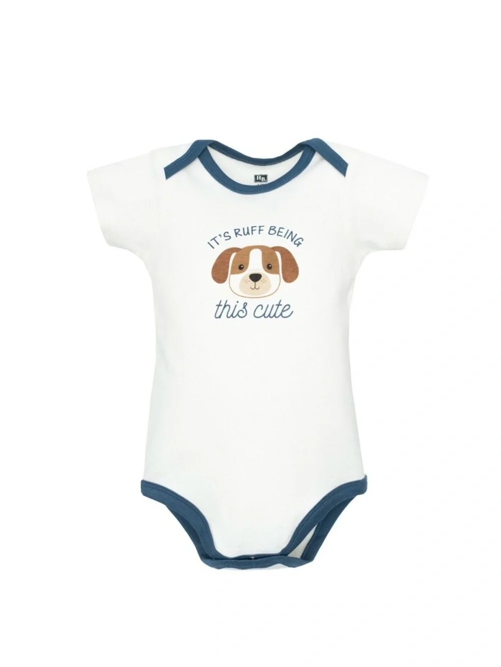 Brand New Set of 4 Hudson Baby Cotton Bodysuits 6-9 months
